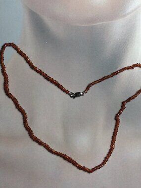 Natural Citrine Chip Necklace.